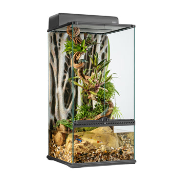 Exo Terra Advanced Paludarium & Glass Terrarium - Small X-Tall (18 x 18 x 36”)