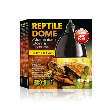 Exo Terra Reptile Aluminum Dome Deep Fixture