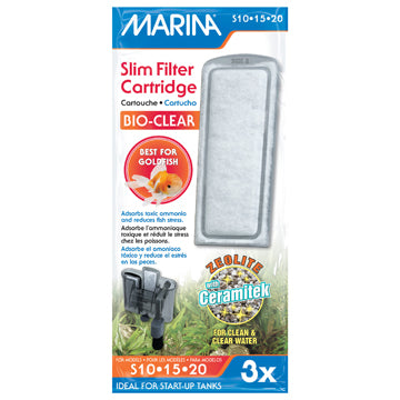 Cartouche Marina Bio Clear pour filtres fins - pack de 3