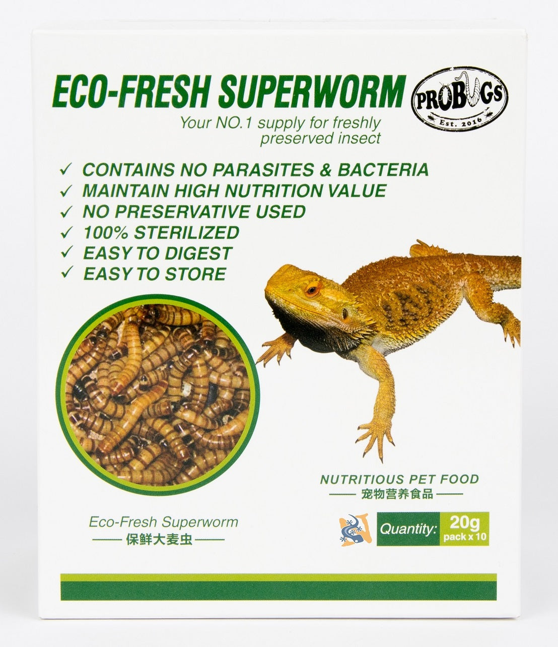 Pro Bugs Eco-Fresh Superworms