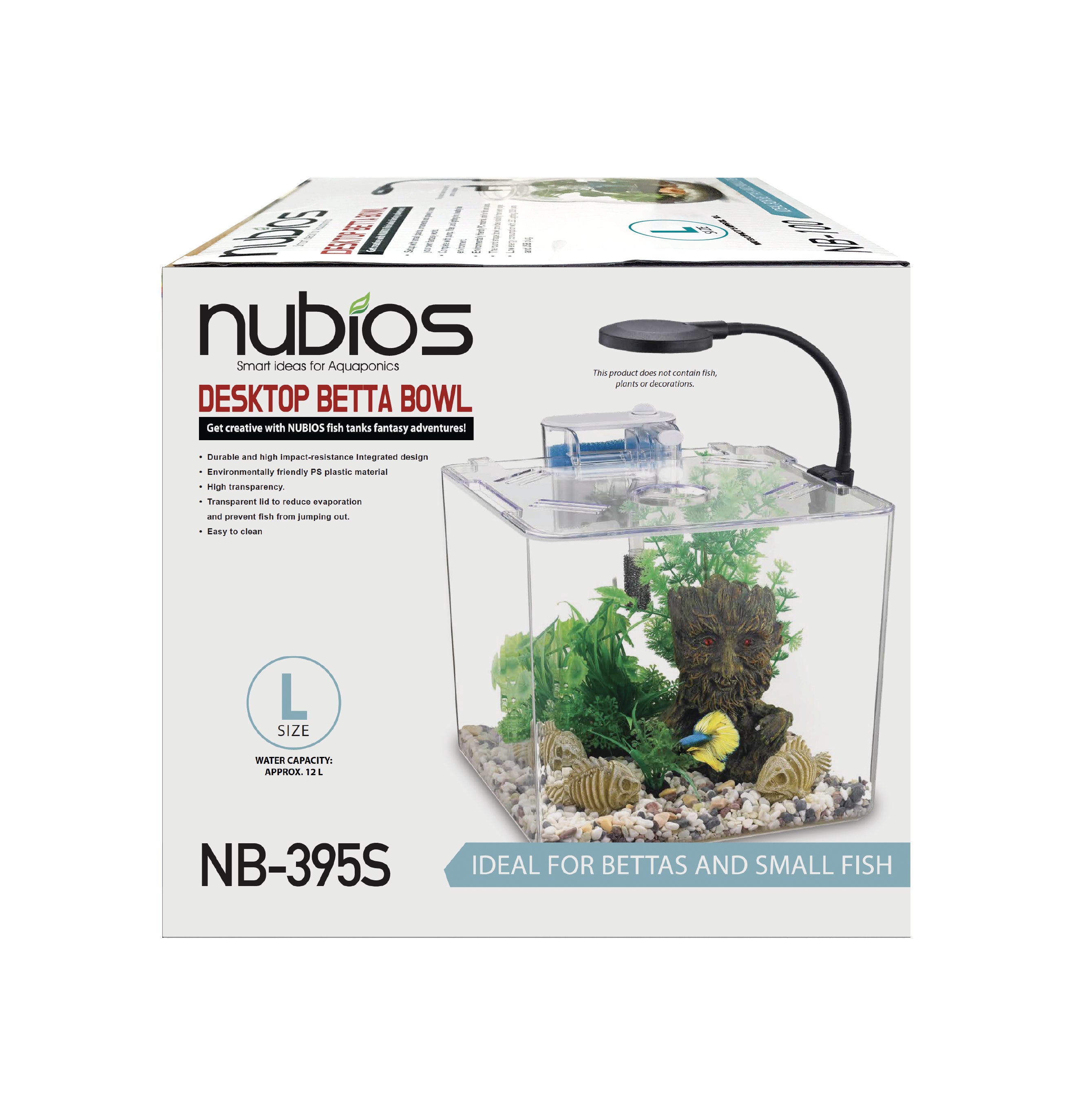 Kit d'aquarium BettaBow 1 - 1 gal