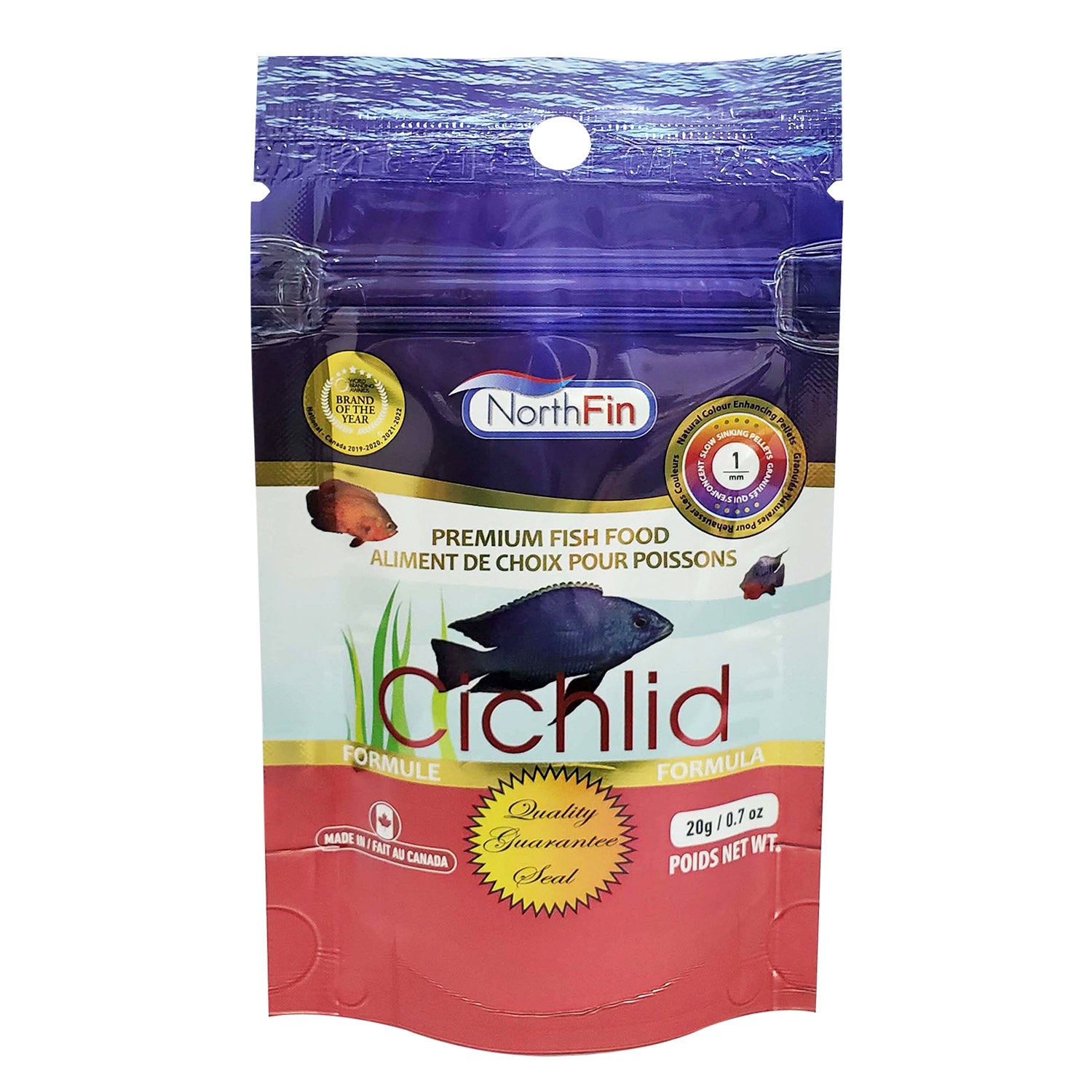 Northfin Cichlid Formula 1mm Sinking Pellets