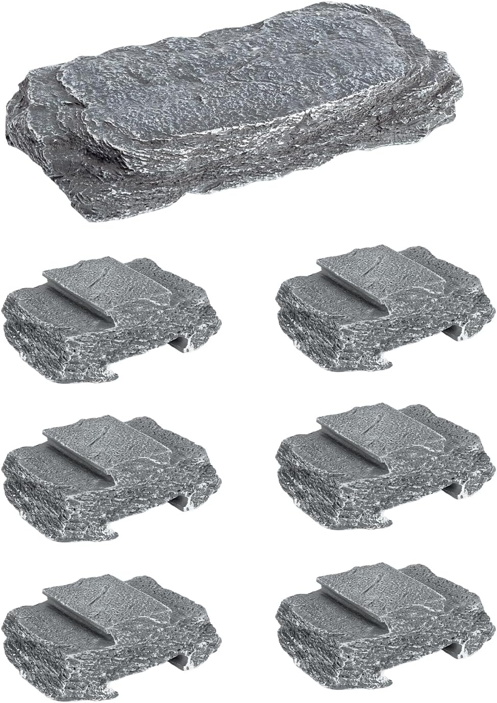 ReptZoo Multi-Function Slate Stones (7-Piece)