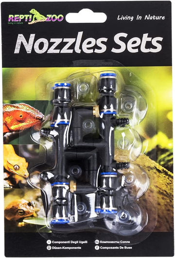 ReptiZoo Nozzle Set 4 / Pcs Metal With Suciton Cups