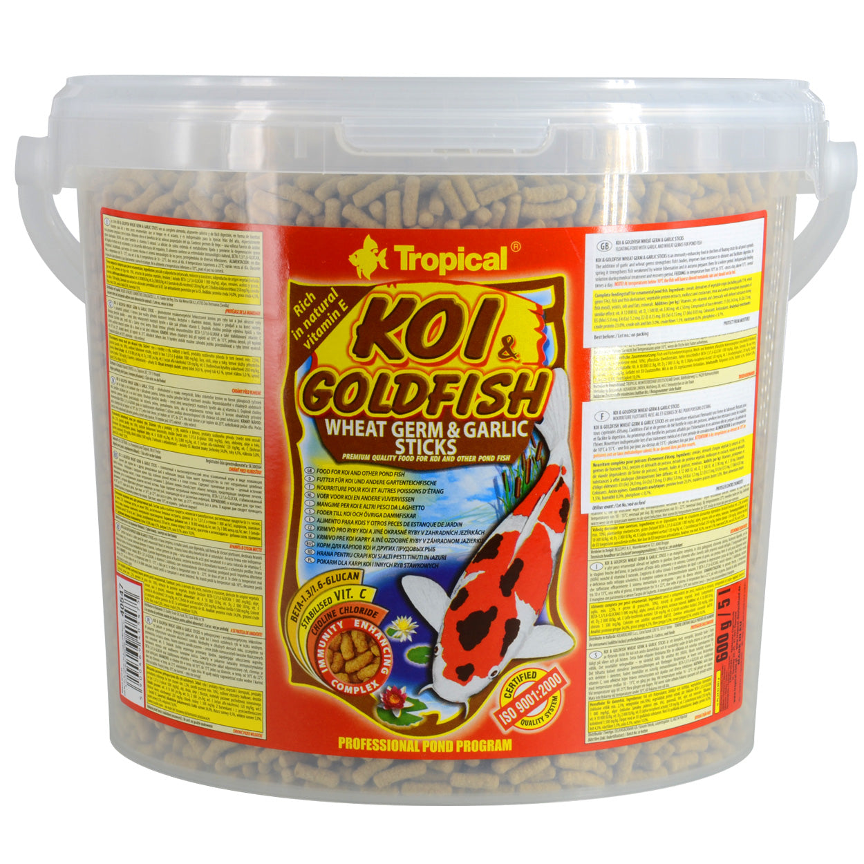 Tropical Koi & Goldfish Wheat Germ & Garlic Sticks (Special Order Product)