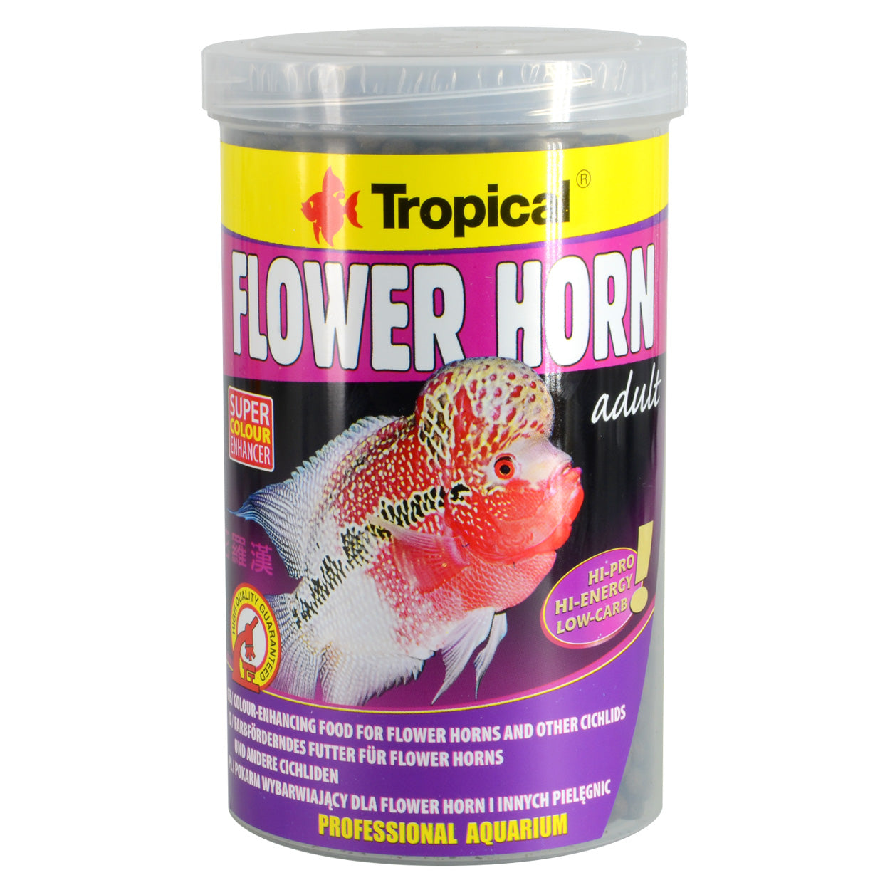 Tropical Flower Horn Cichlid Pellets (Special Order Product)