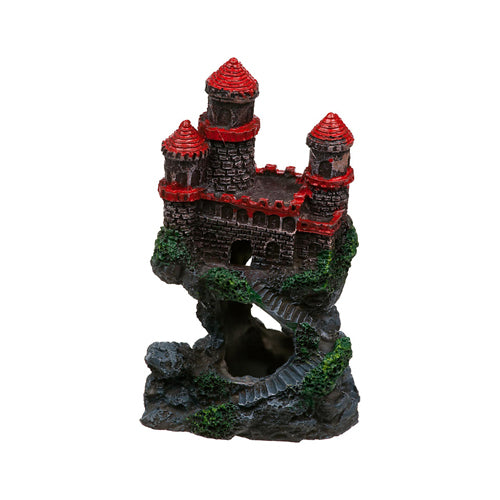 Penn Plax Fantasy Red Castles Mini