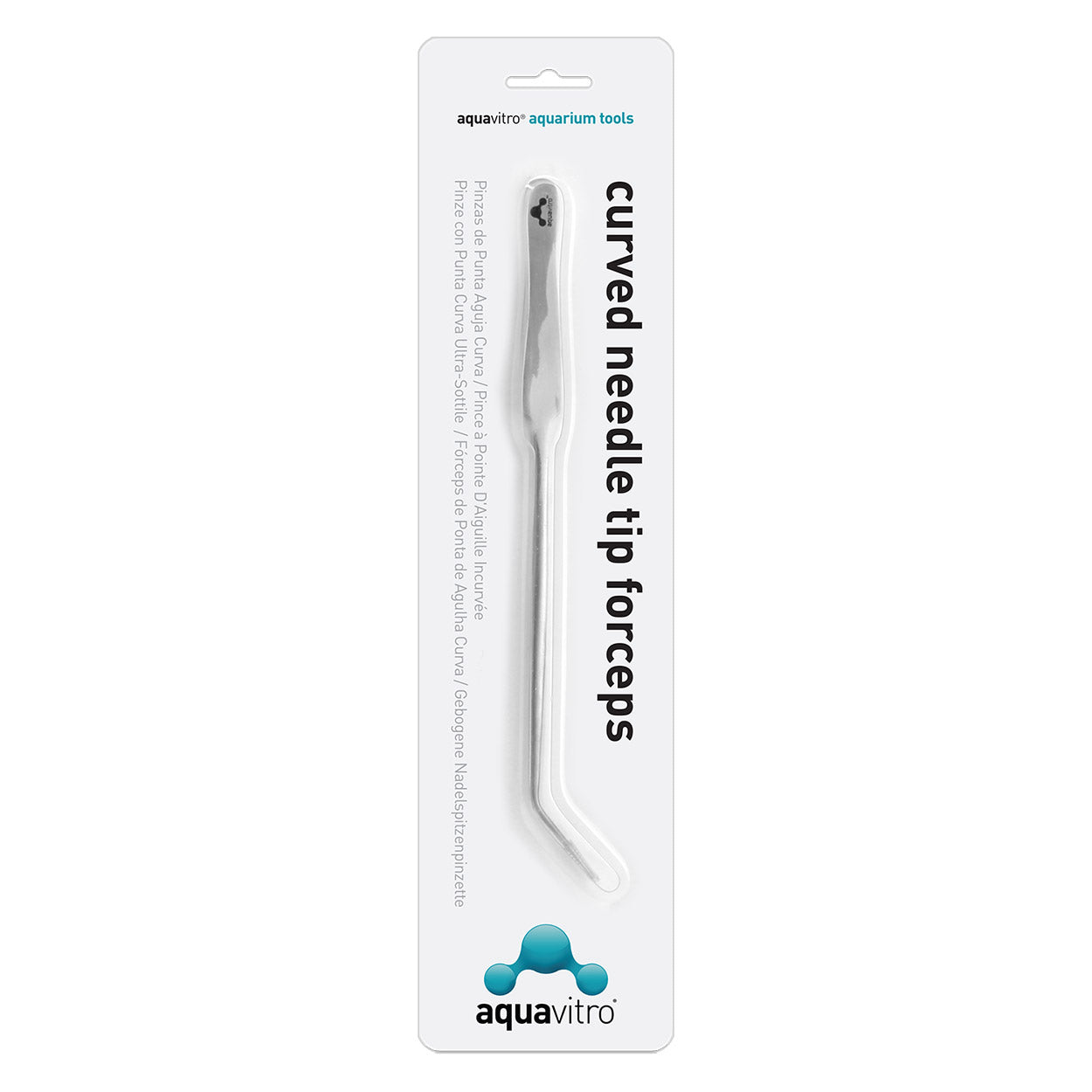 Aquavitro - Curved Needle Tip Forceps