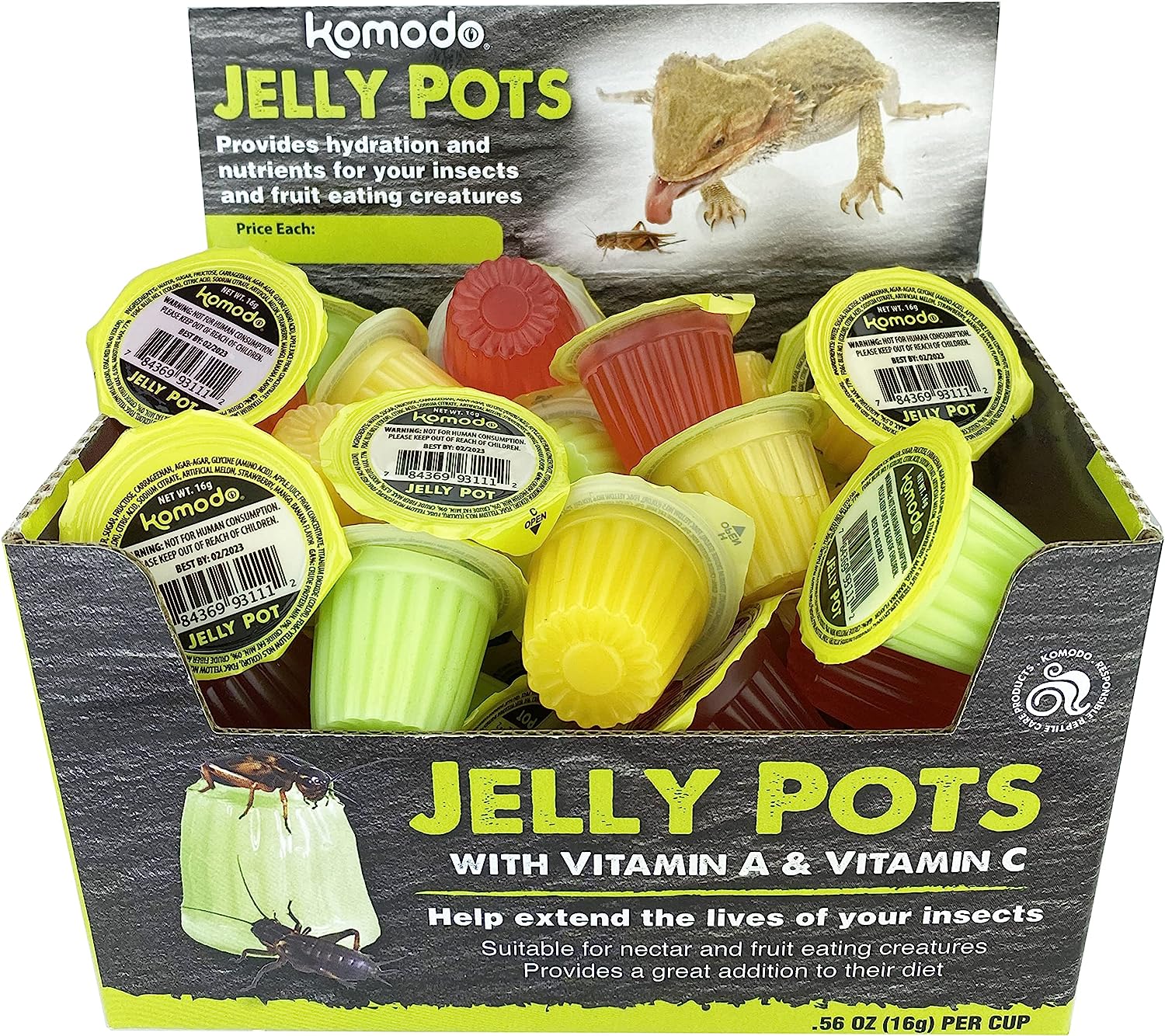 Komodo Jelly Pots Mixed Flavours single