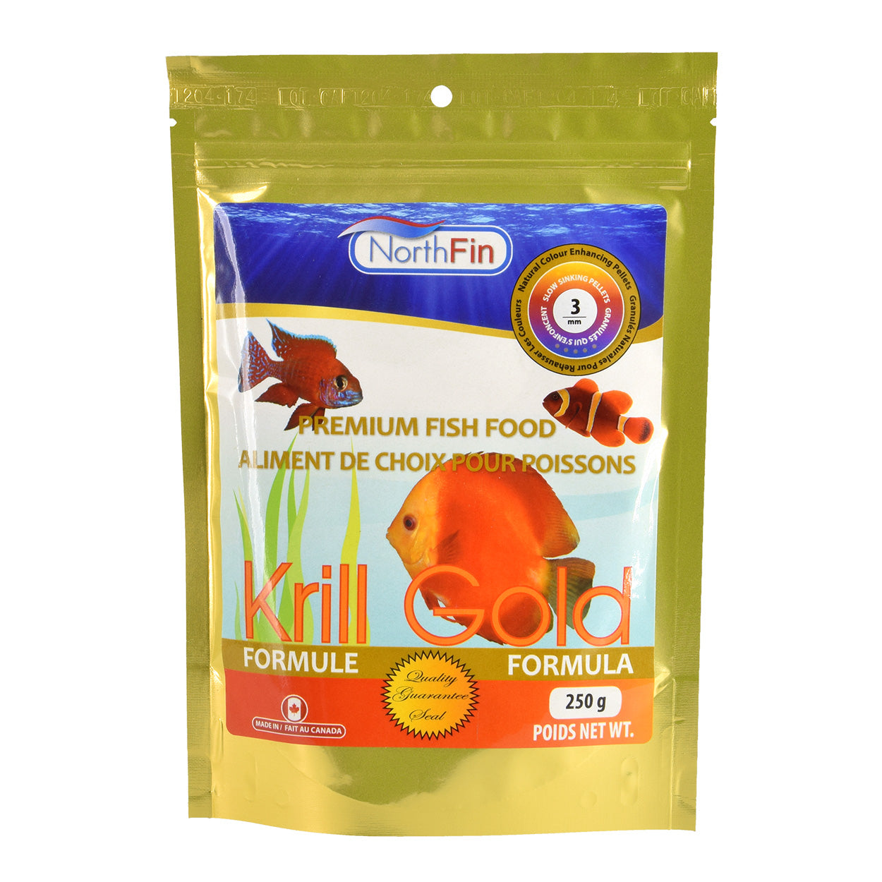 Northfin Krill Gold Formula 3mm Sinking Pellets (Special Order Product)