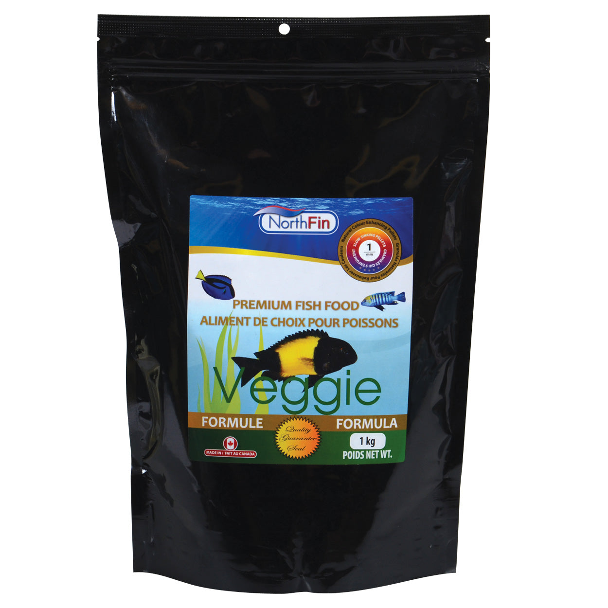 Northfin Veggie Formula 1mm Sinking Pellets