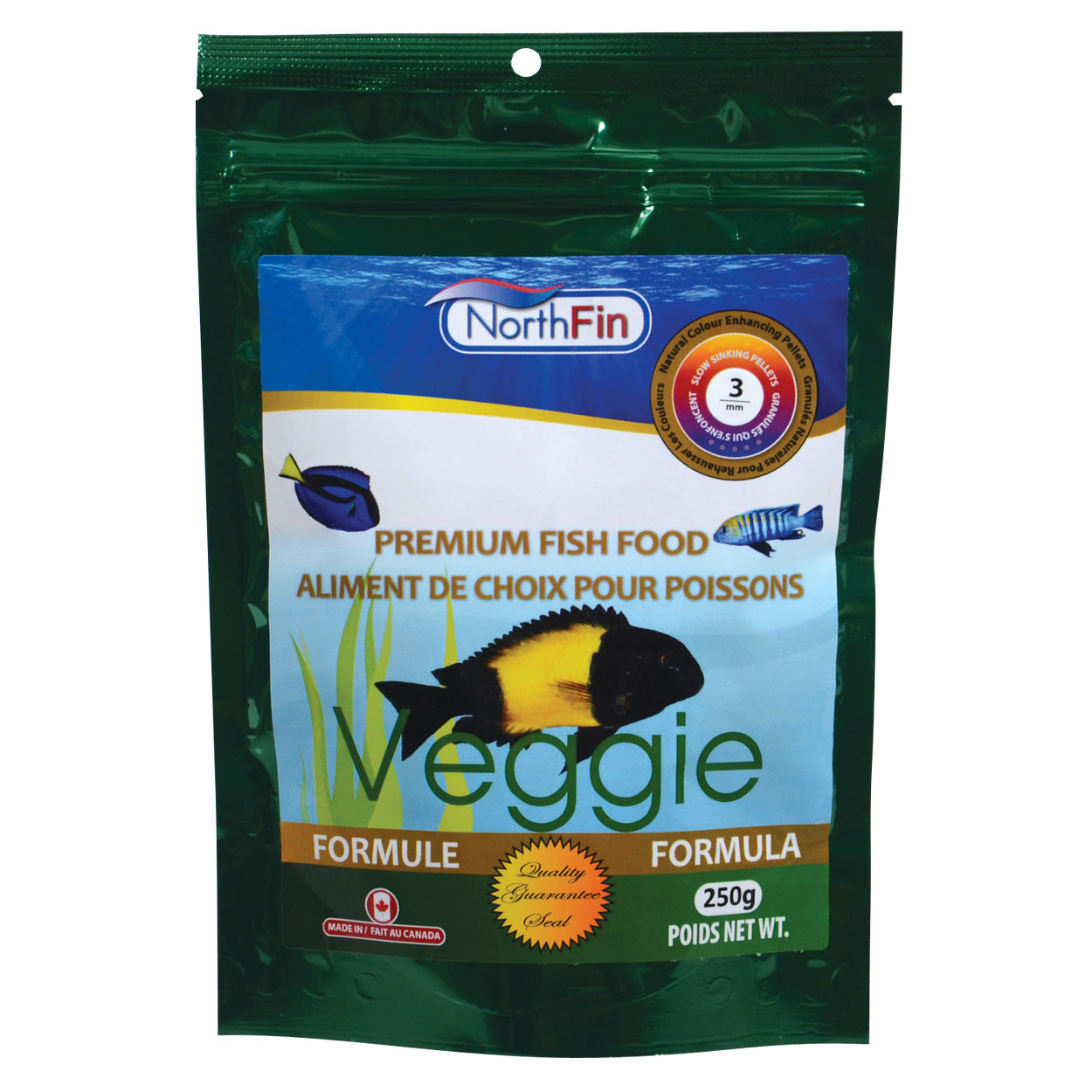 Northfin Veggie Formula 3mm Sinking Pellets (Special Order Product)