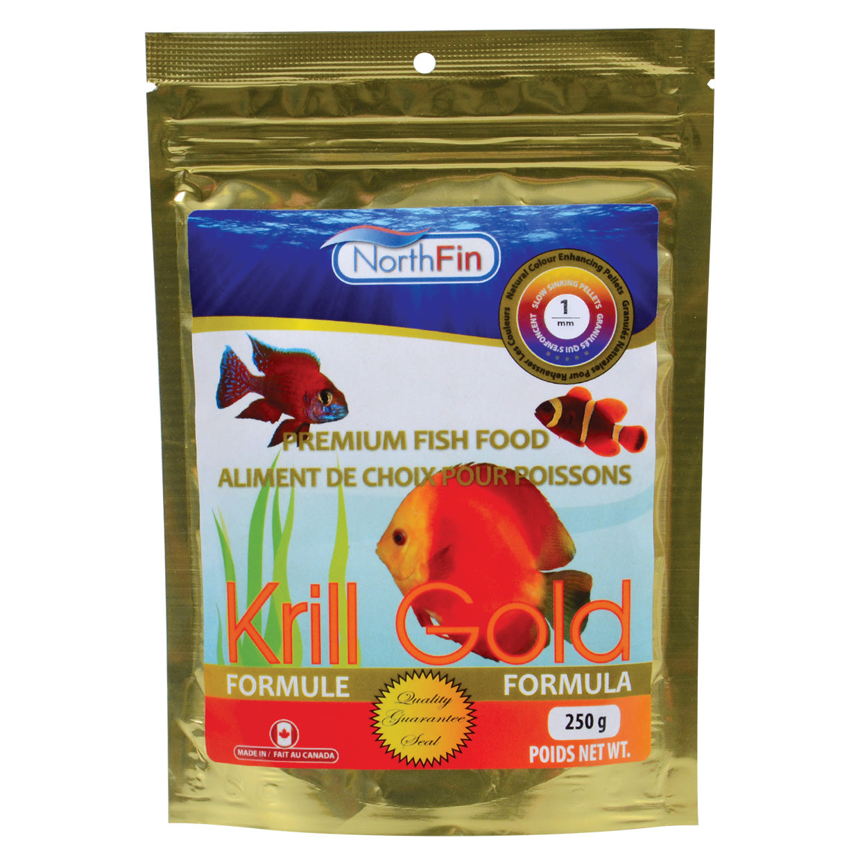 Northfin Krill Gold Formula 1mm Sinking Pellets