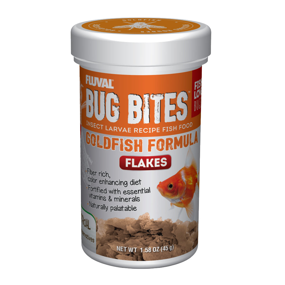 Fluval Bug Bites Goldfish Flakes