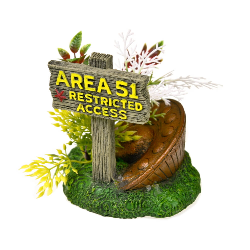 Blue Ribbon Area 51 Sign
