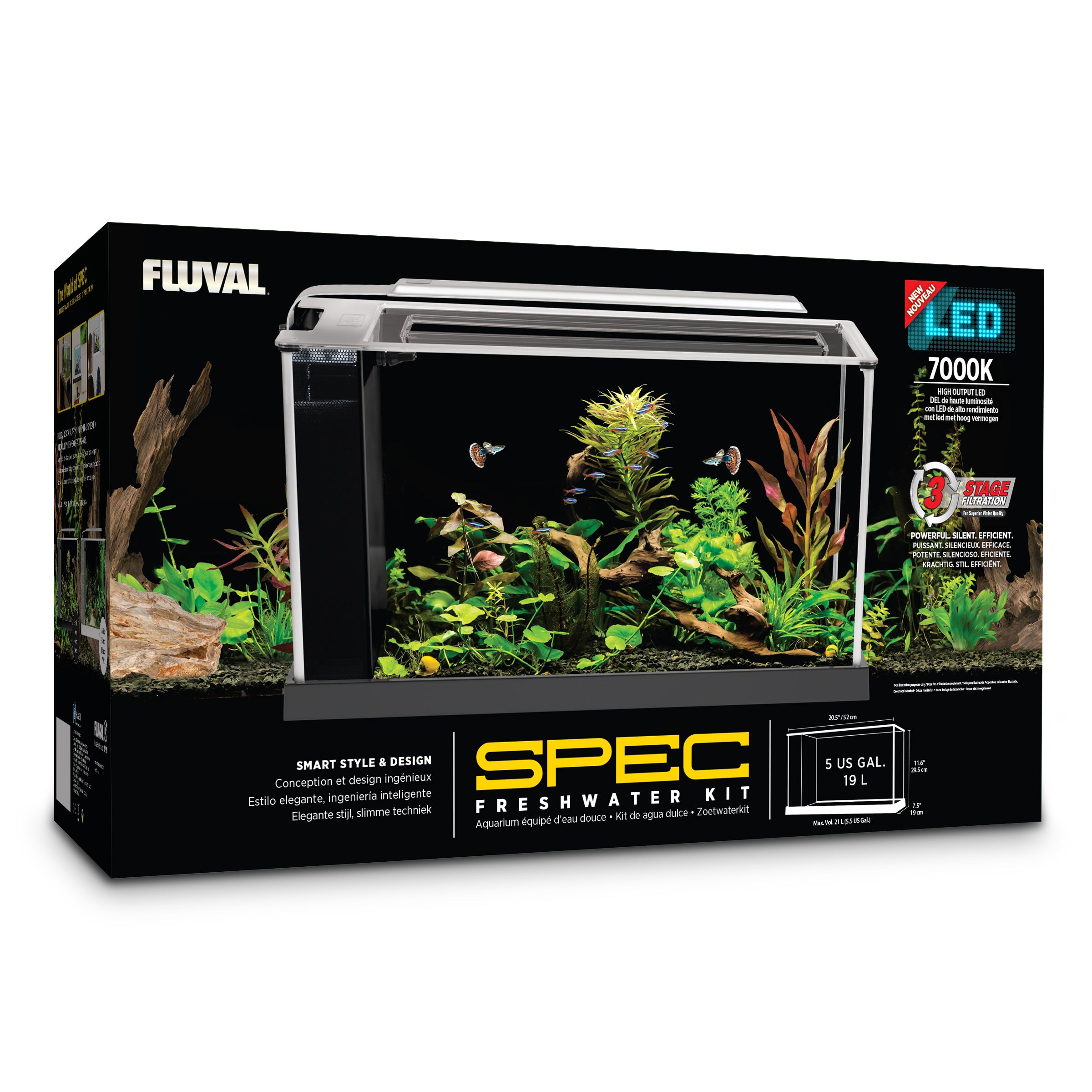 Fluval Spec Aquarium Kit - Black (Special Order Product)