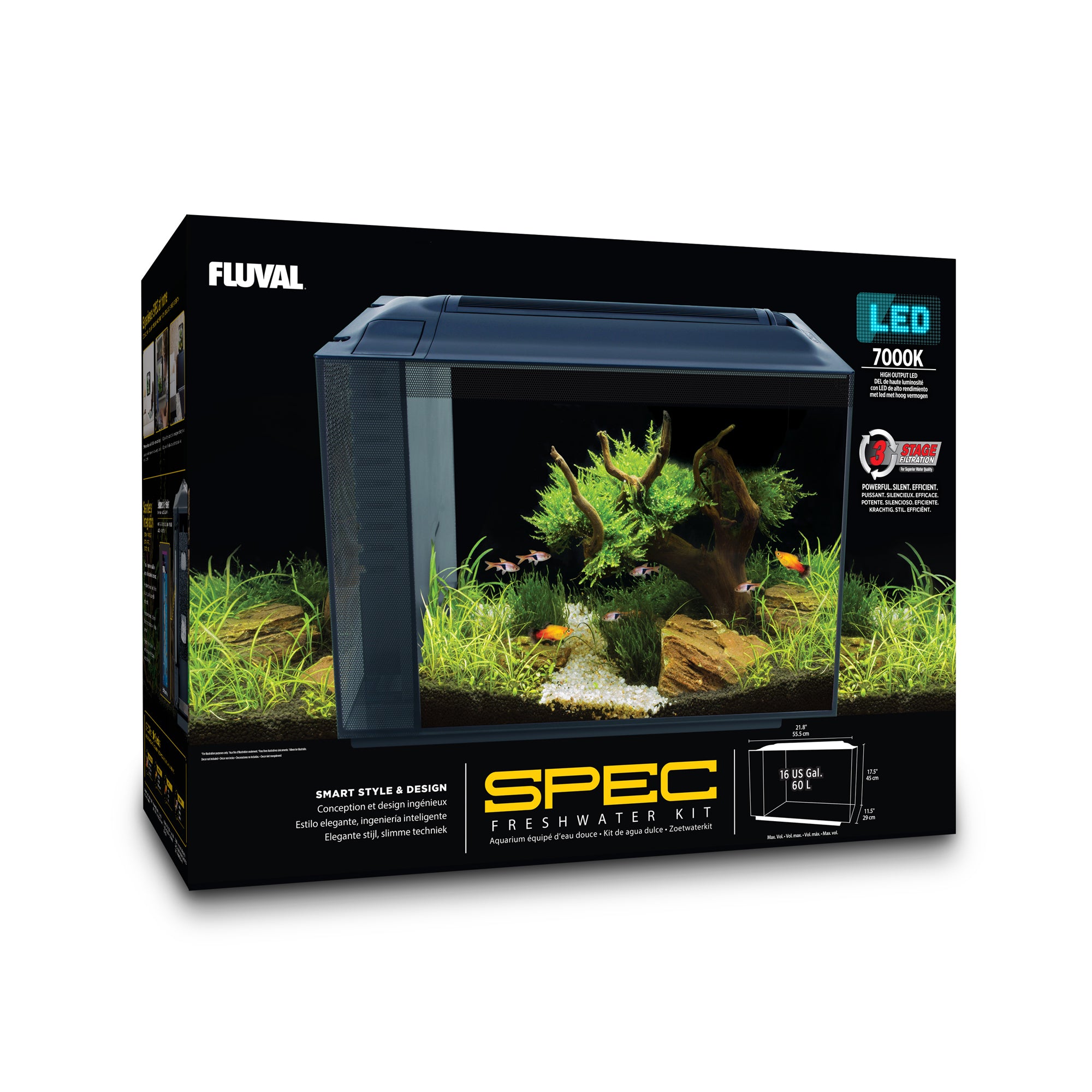 Fluval Spec Aquarium Kit - Black (Special Order Product)