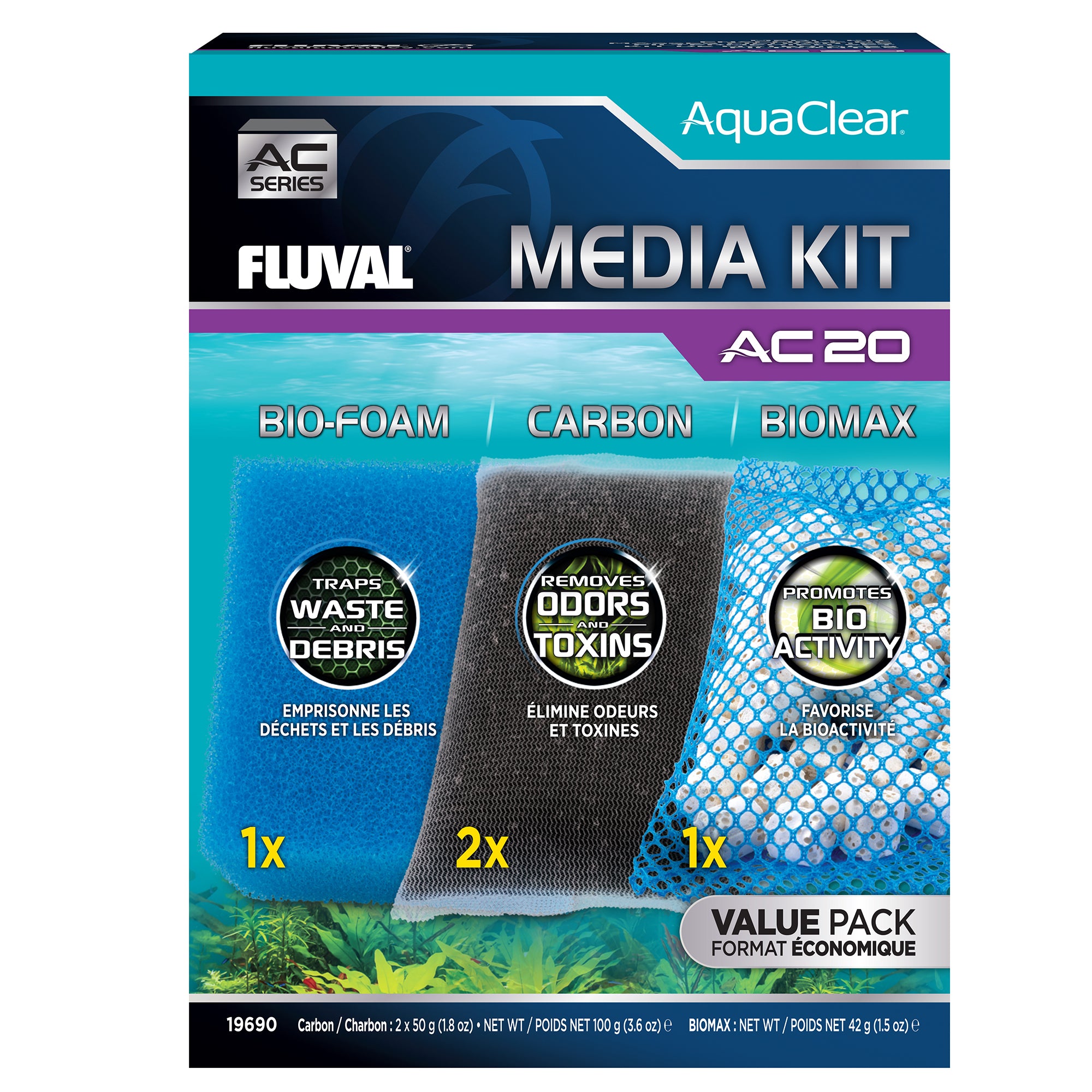 Fluval/AquaClear Media Maintenance Kit