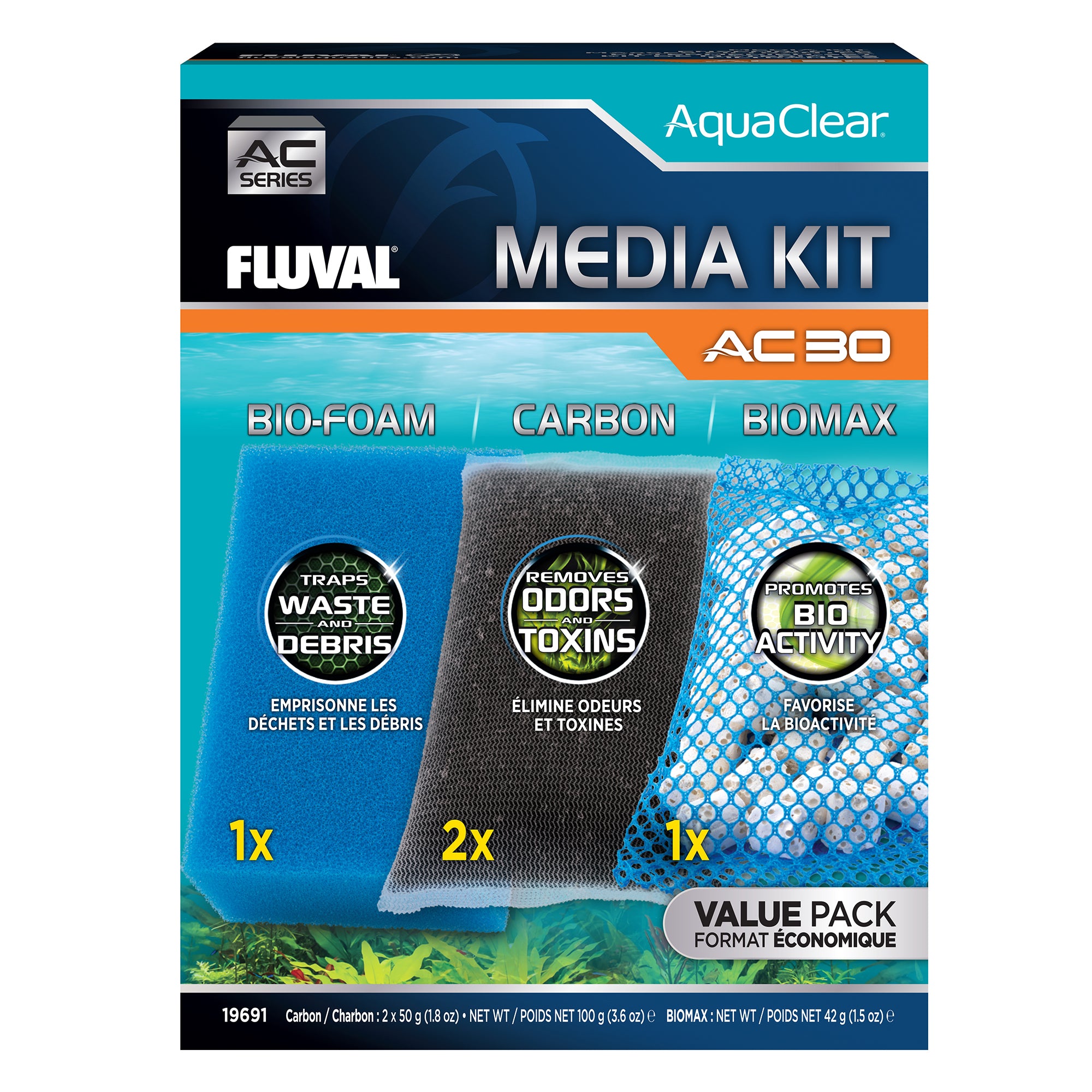 Fluval/AquaClear Media Maintenance Kit