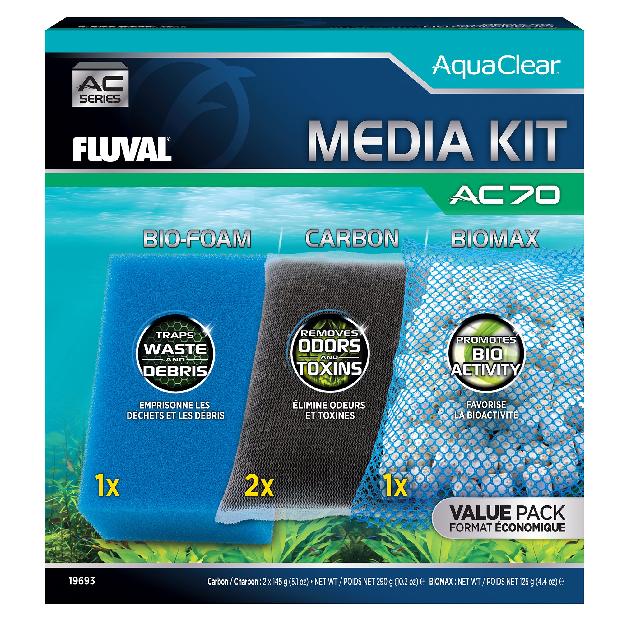 Fluval/AquaClear Media Maintenance Kit