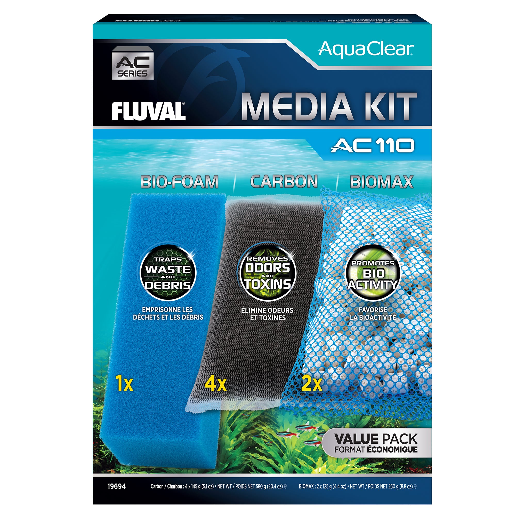 Fluval/AquaClear Media Maintenance Kit