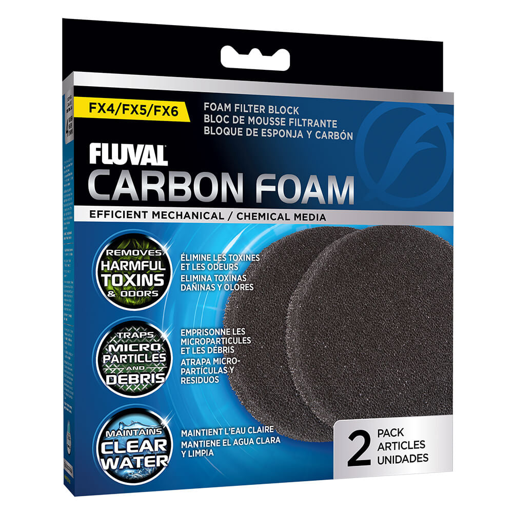 Fluval FX5/FX6 Carbon Foam Pads - 2 pack