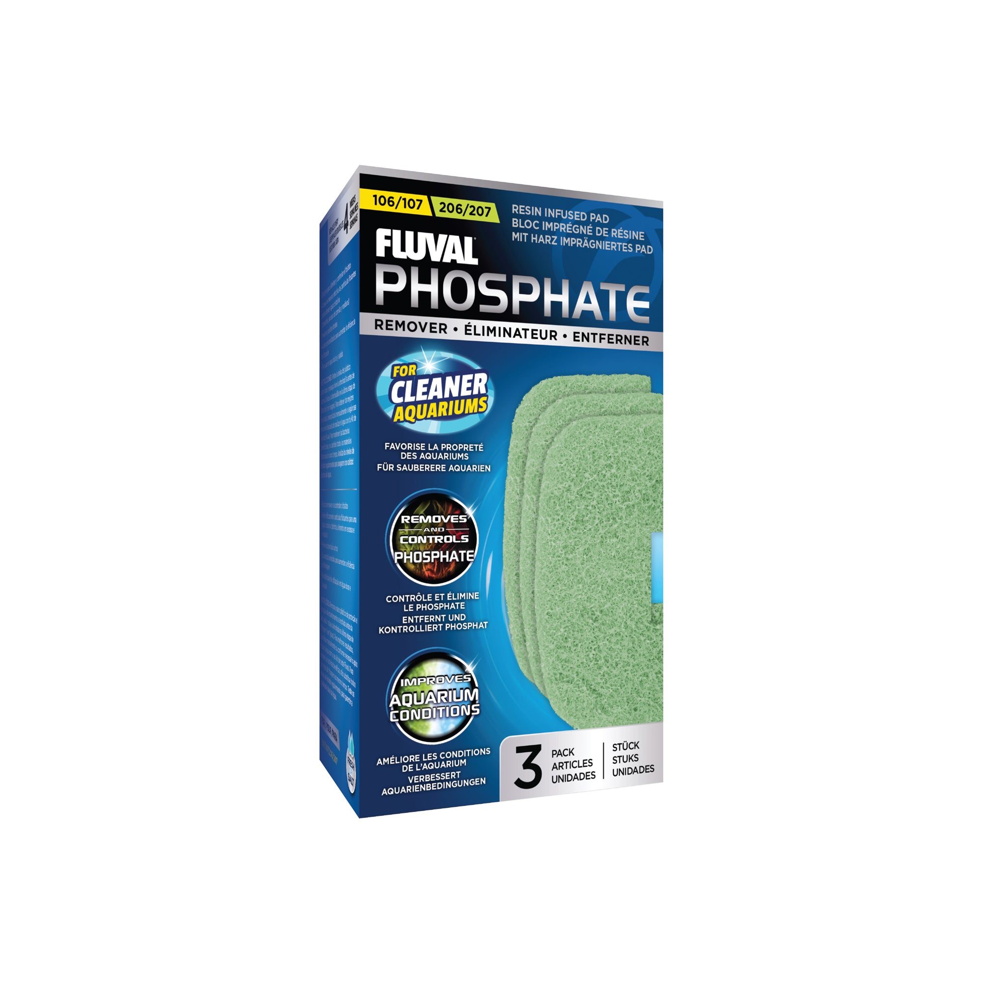 Fluval 106/206 and 107/207 Phosphate Remover - 3 pack