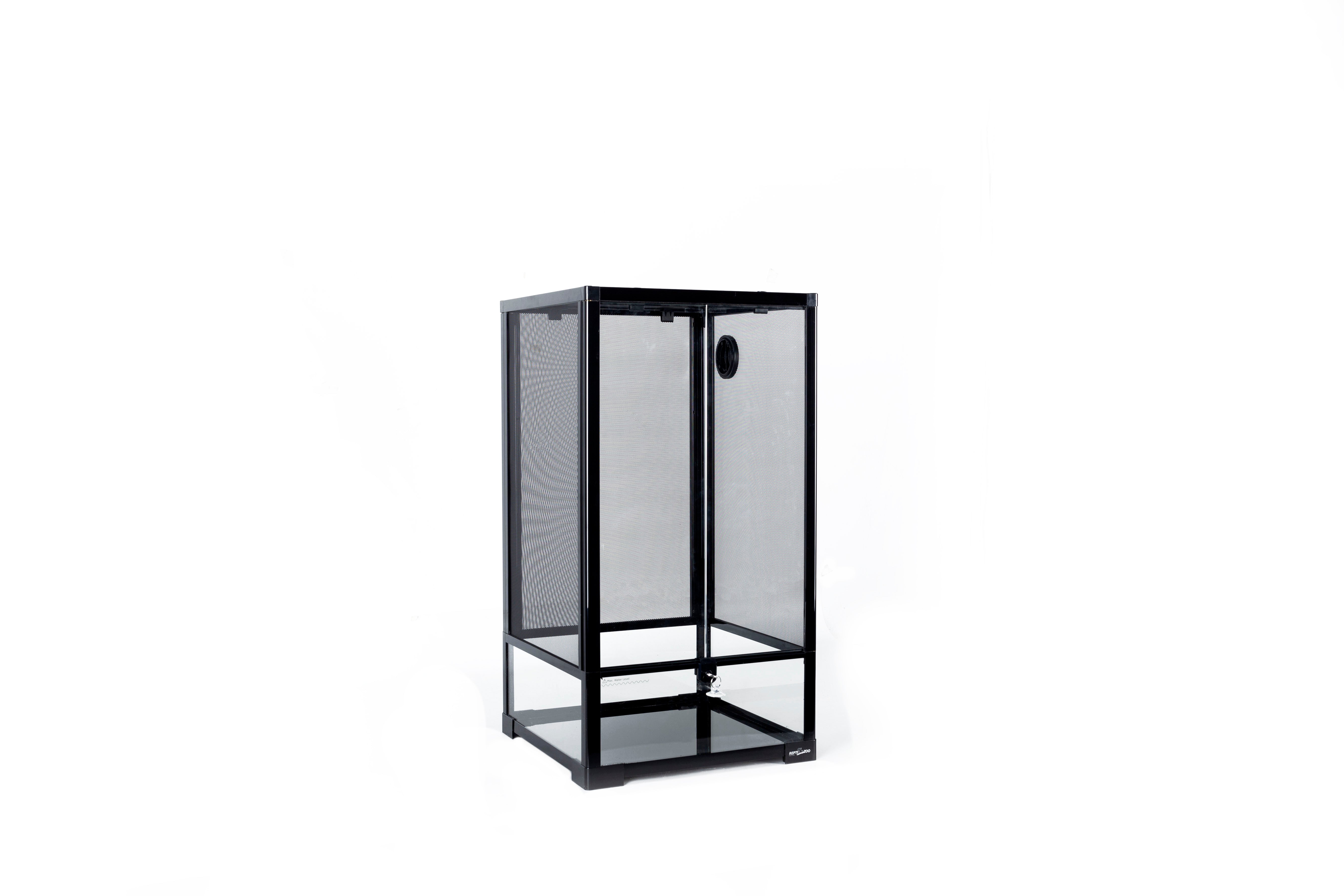ReptiZoo Full Air Screened Cage with Glass Base & Doors