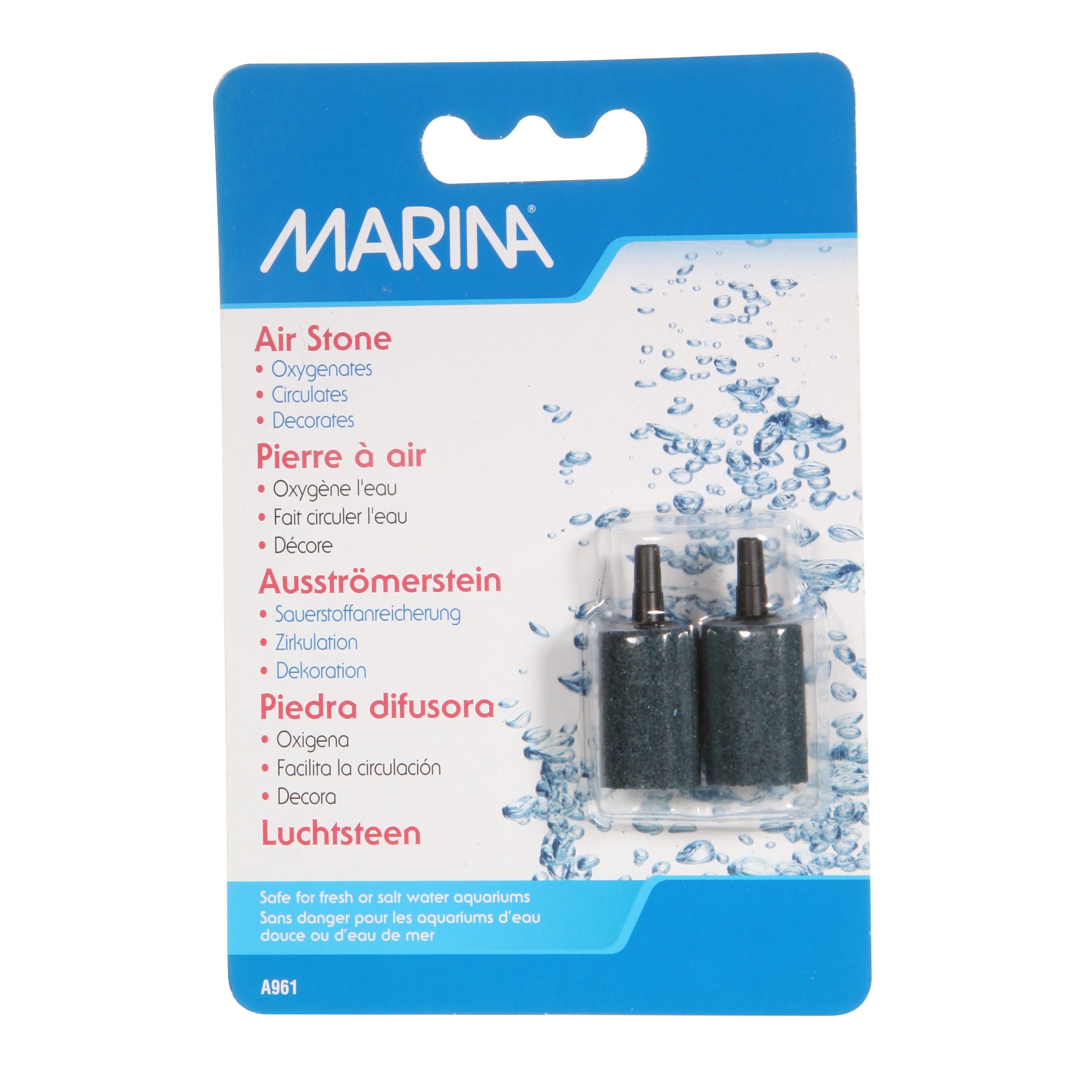 Marina Air Stone, Cylindrical 1.5" - 2 Pack