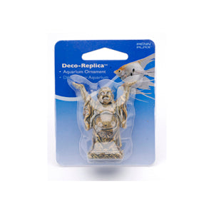 Vase ruban bleu avec mousse fibreuse 