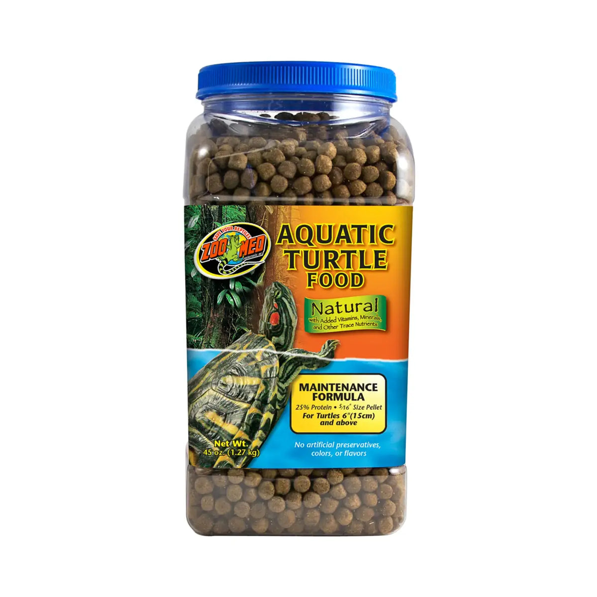 Zoo Med Natural Aquatic Turtle Food – Maintenance Formula