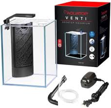 Aquatop ATP Venti Glass Desktop Aquarium Kit 1.3 Gallon