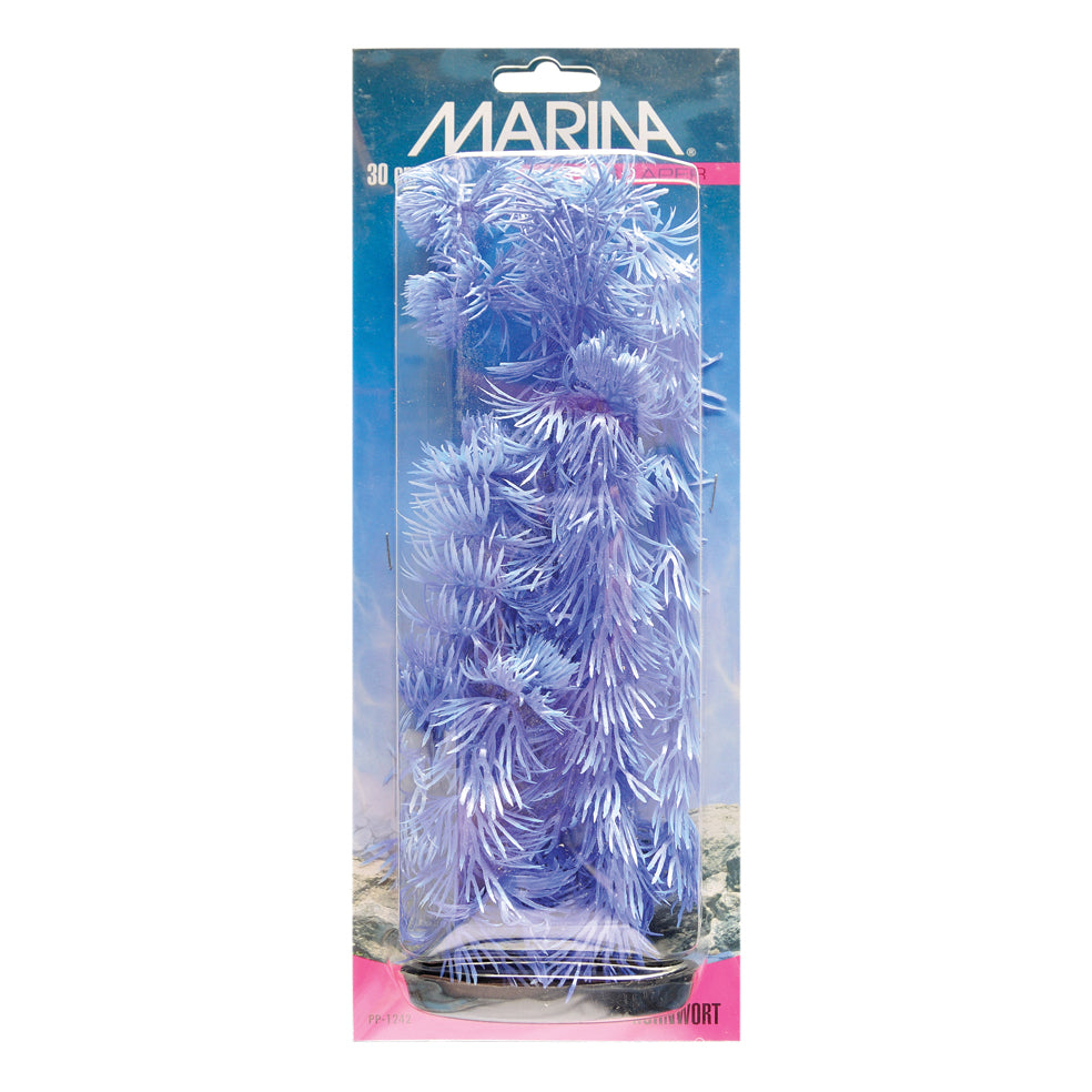 Marina Vibrascaper Plastic Plant - Hornwort - Baby Blue 12" (DISCONTINUED)