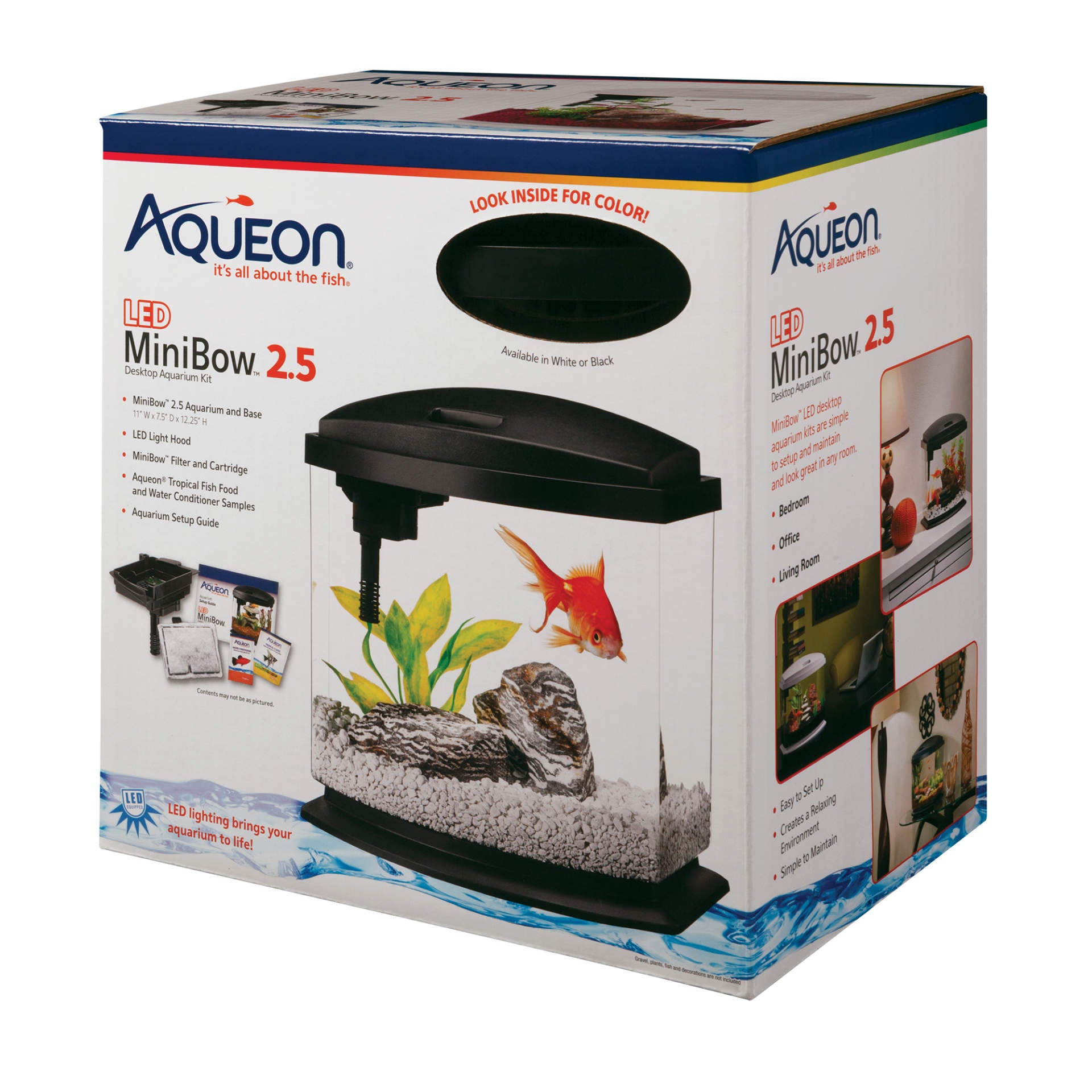 Aqueon Aquarium Fish Tank Starter Kit with LED Algeria