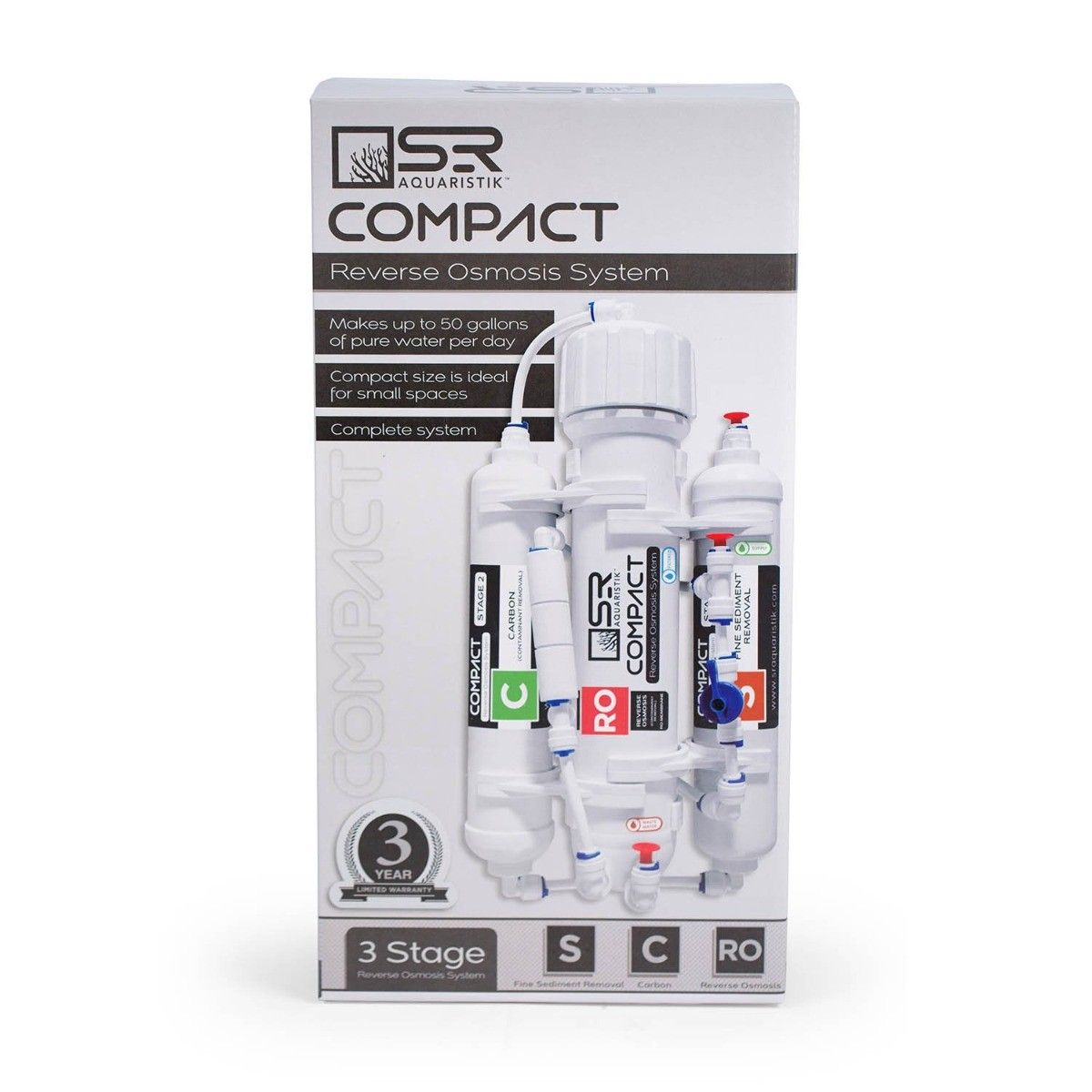 SR Aquaristik Compact 3 Stage Reverse Osmosis Filter