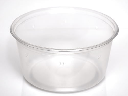 Slightly Opaque 4.5" Pre-punched Deli Cup