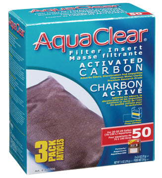 AquaClear Activated Carbon Filter Insert 3 pack