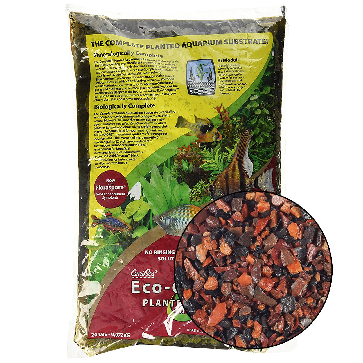 Carib Sea Eco Complete Plant Substrate - Red