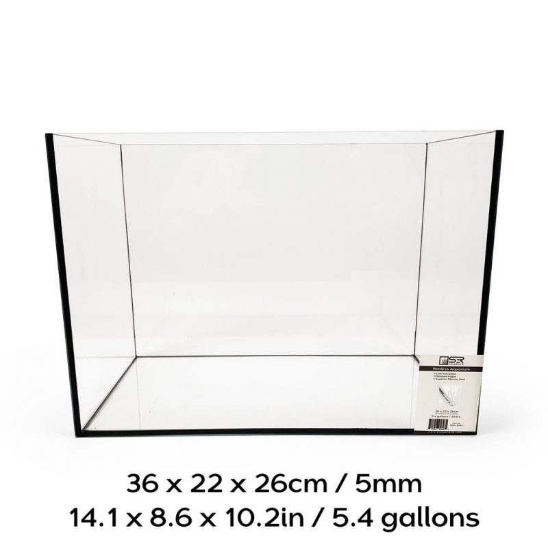 11 Gallon Clear Glass Bookshelf Aquarium 5mm (31.88x7.87x9.84