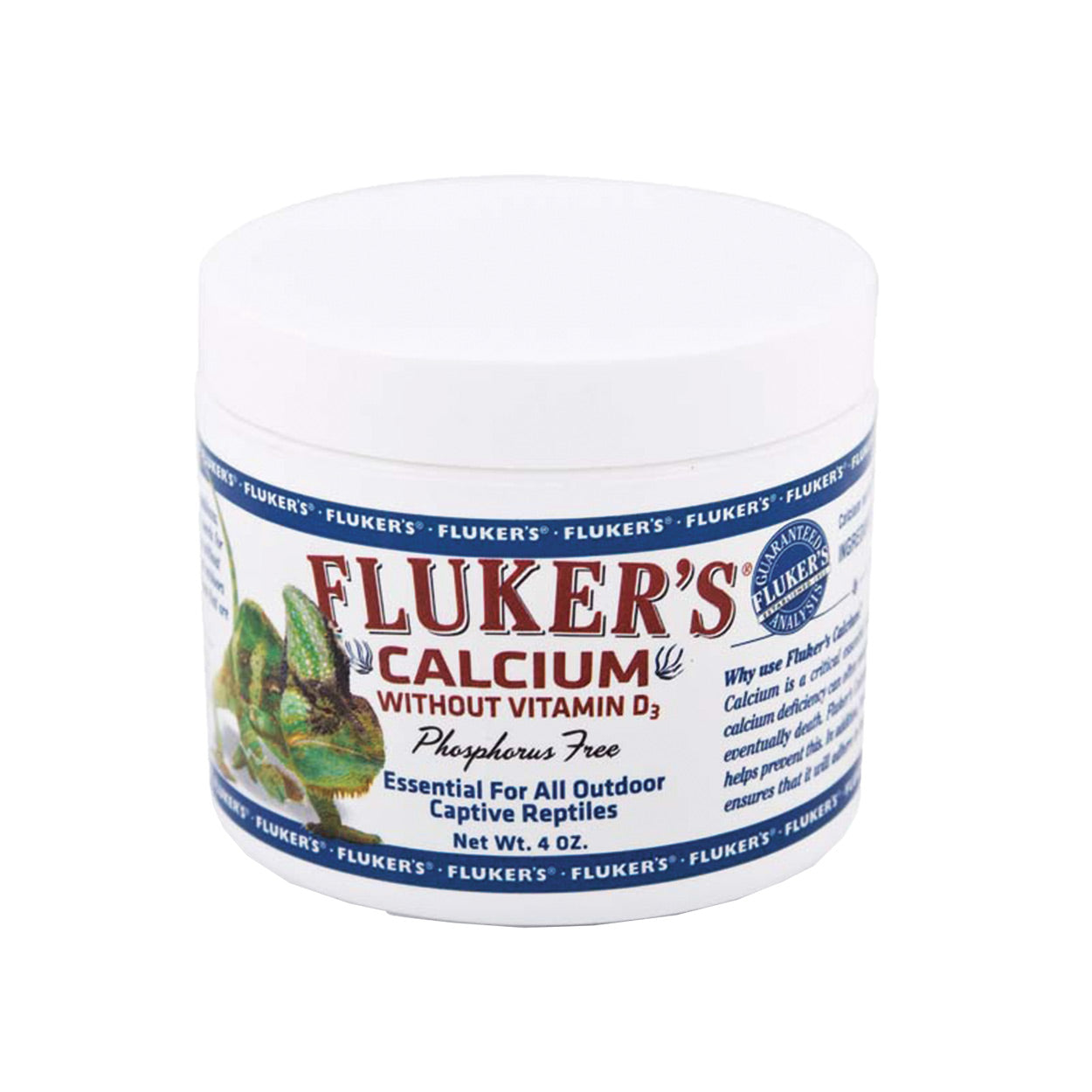 Fluker's Calcium Without Vitamin D3