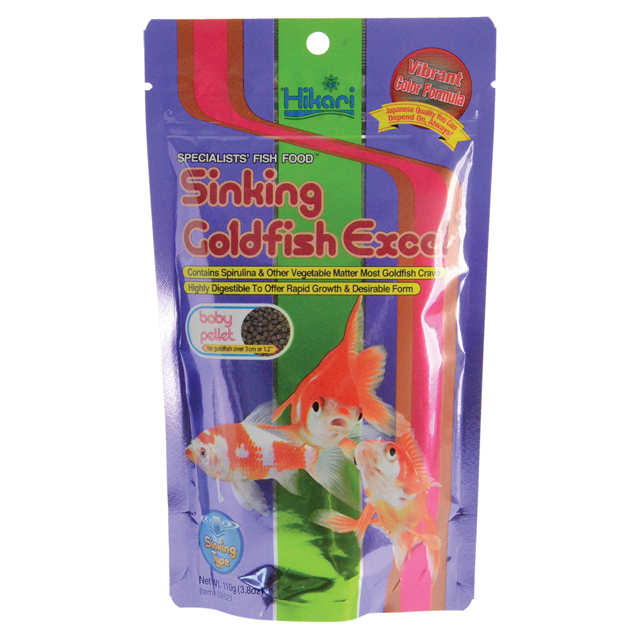 Hikari Sinking Goldfish Excel baby pellet 110 gr