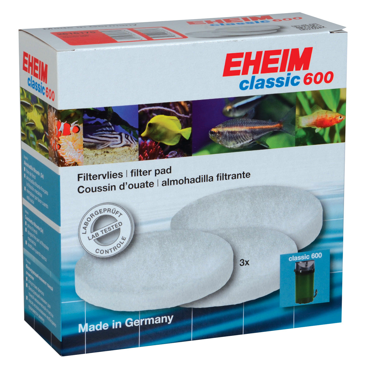 Eheim Fine Filter Pad 600/2217 3 Pack