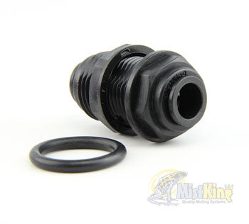 Mist King 1/4" Bulkhead with O-Ring