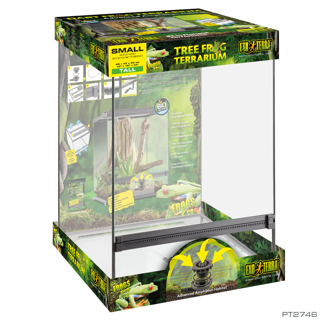 Exo Terra Tree Frog Glass Terrarium (18 x 18 x 24)