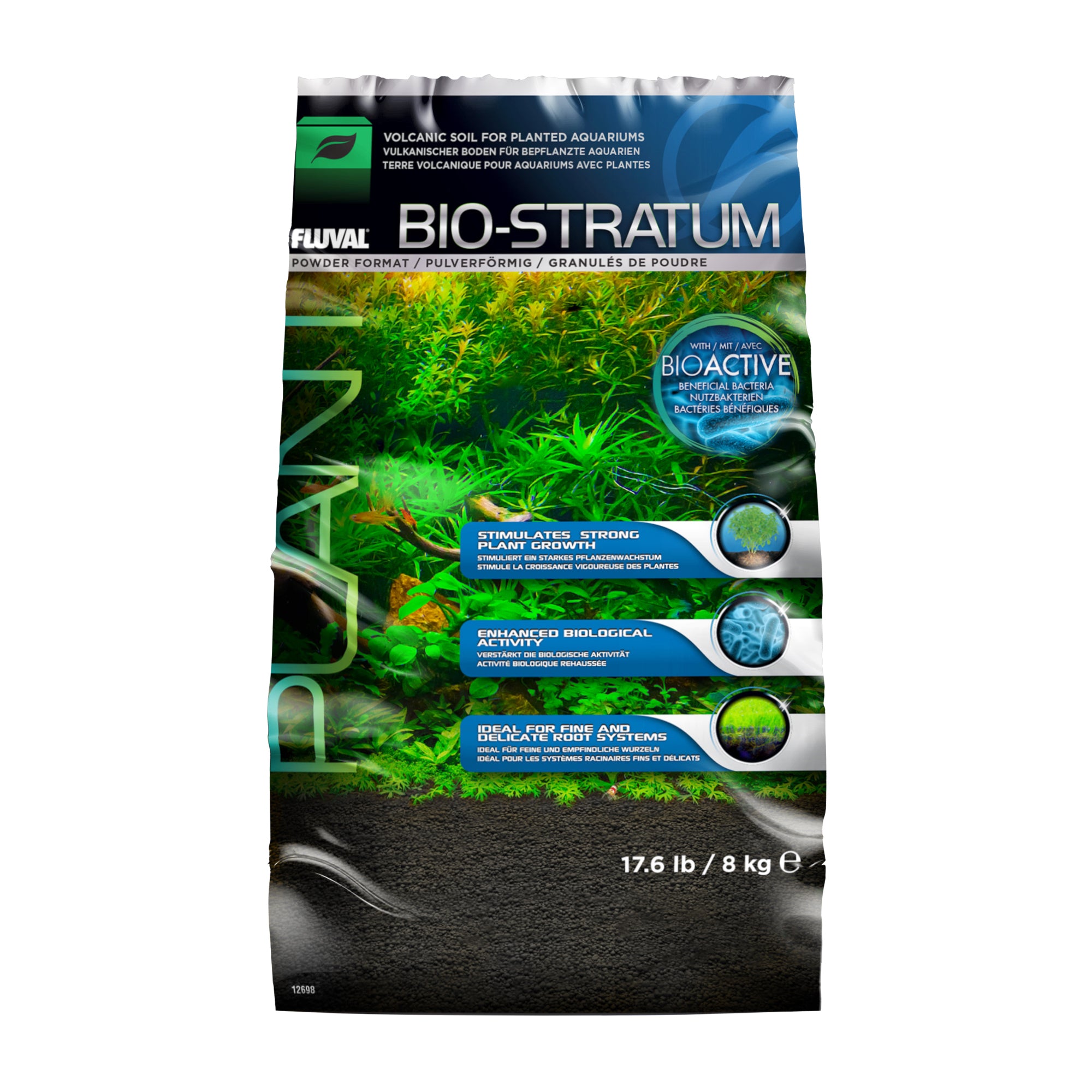 Fluval Bio-Stratum Aquarium Soil Powder