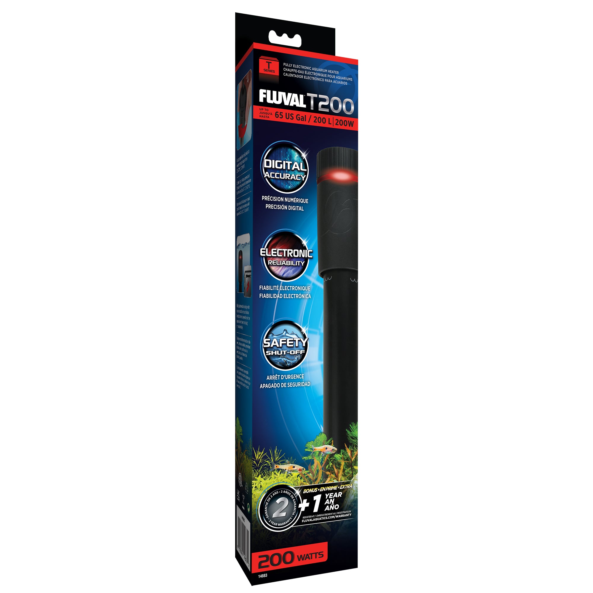 Fluval T-Series Aquarium Heater W/ Auto Shut Off