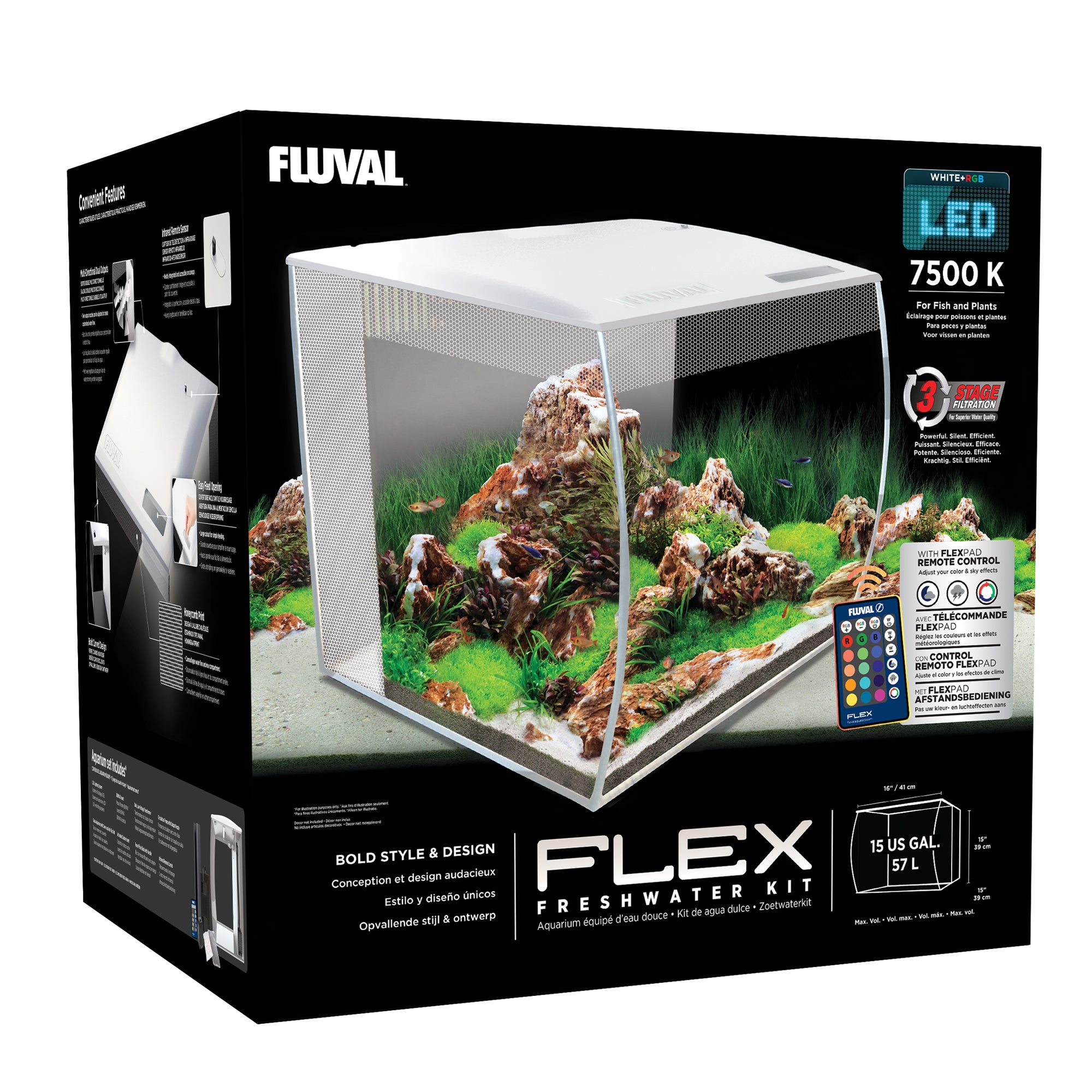 Fluval best sale flex setup