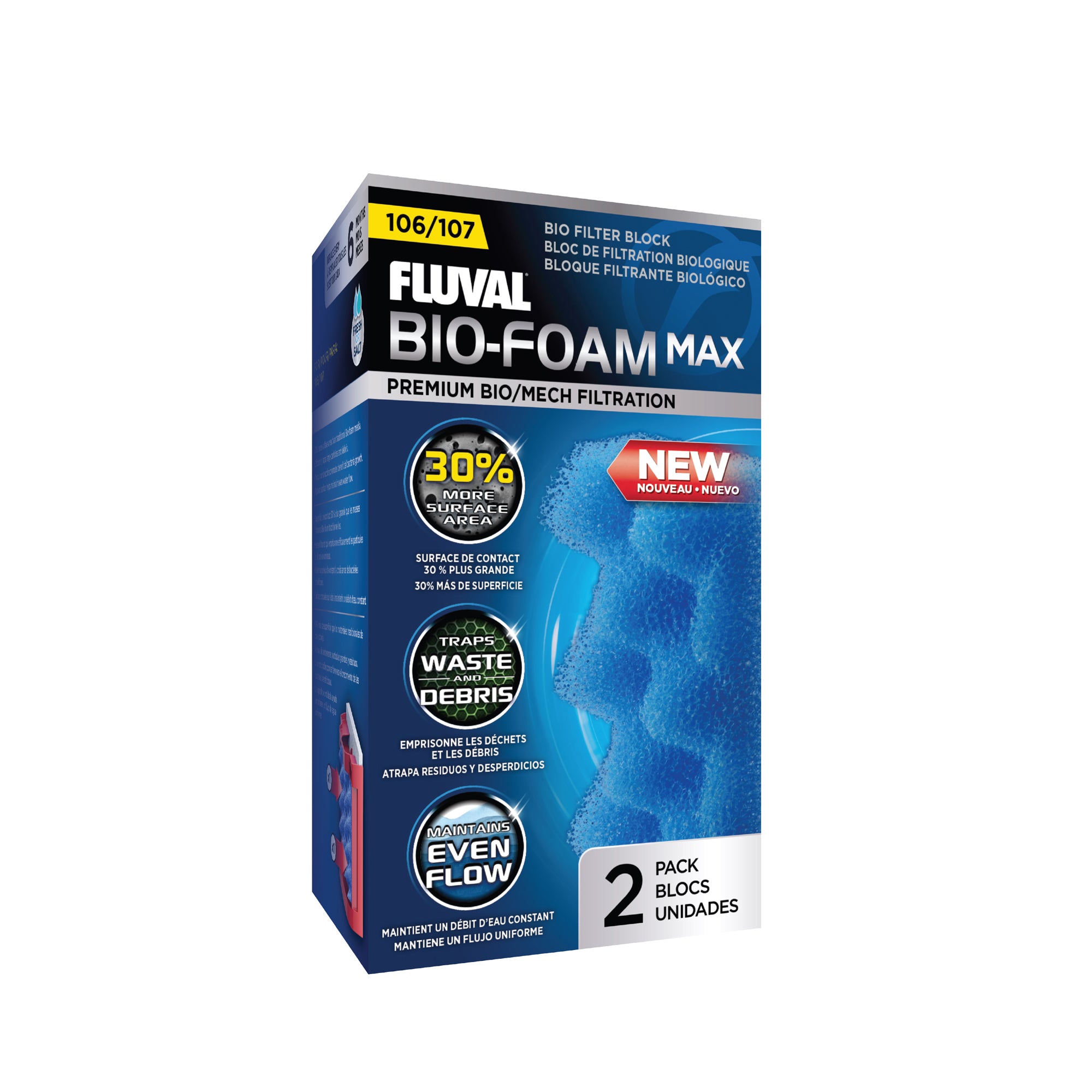 Fluval 106/107 Bio-Foam Max - 2 pack