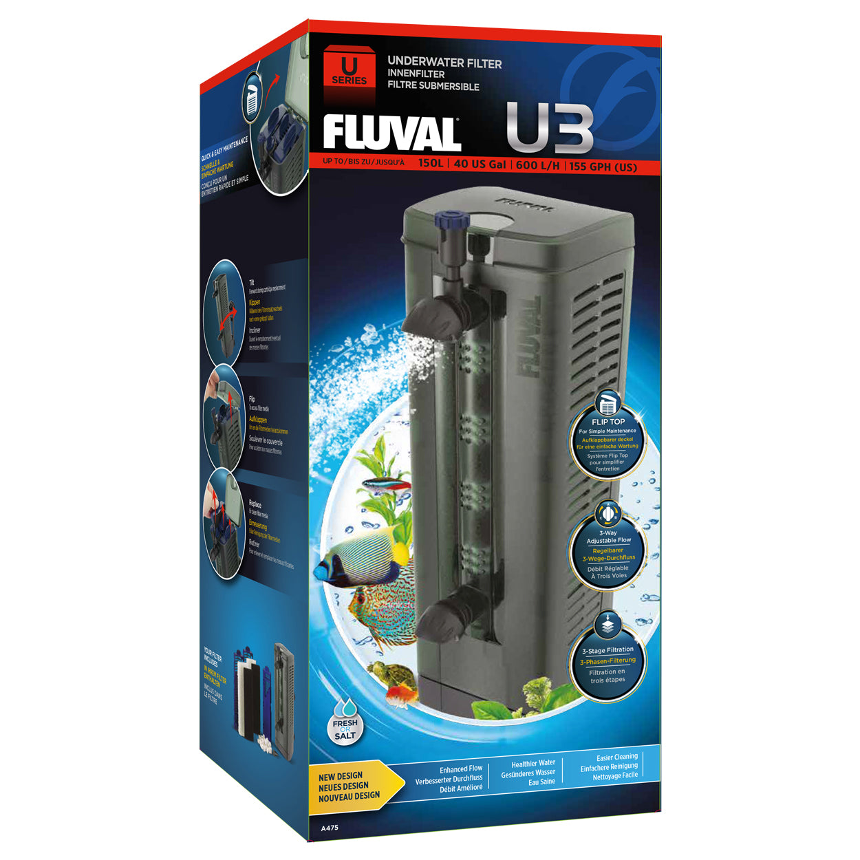 Fluval U Series Underwater Filter