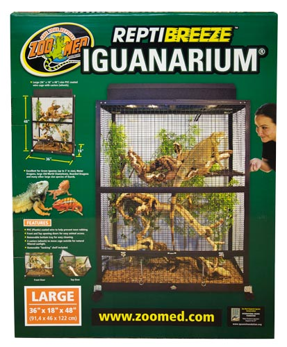 Zoo Med ReptiBreeze® IguanArium® Large Open Air Wire Terrarium